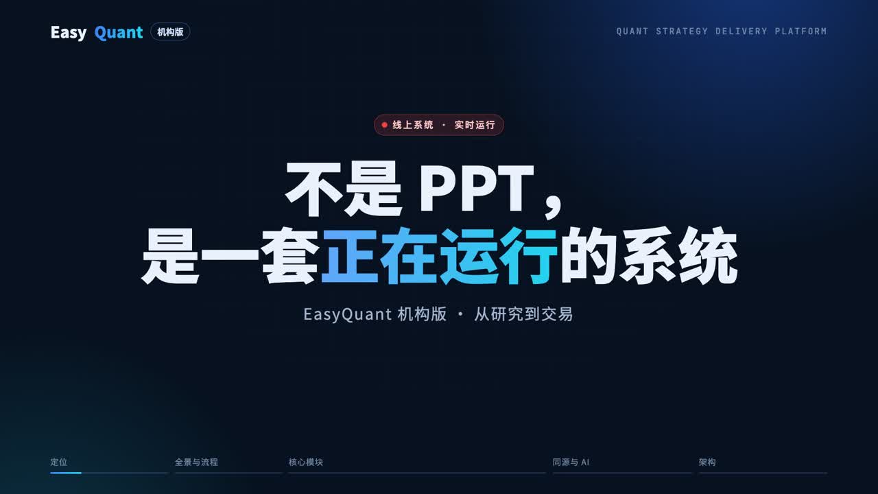 EasyQuant 系统介绍视频封面